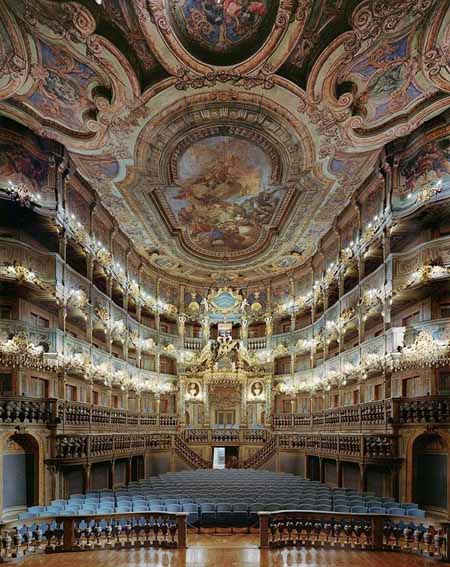 Interior Photo of Margravial Opera House, Bayreuth, Germany