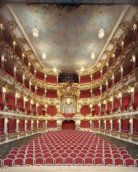 Interior Photo of Cuvillies Theatre, Munich, Germany