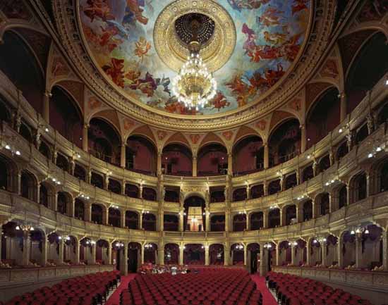 Interior Photo of Hungarian State Opera House, Budapest, Hungary