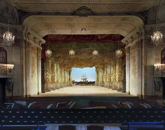 Interior Photo of Drottningholm Palace Theatre, Stockholm, Sweden