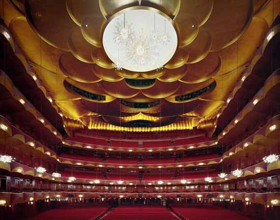 Interior Photo of Metropolitan Opera House, New York