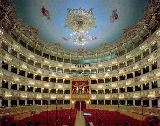 Interior Photo of La Fenice, Venice, Italy