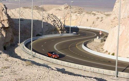 The Jebel Hafeet Mountain Road in the United Arab Emirates (UAE)